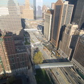 WFC, Route 9A / West Street, and the WTC site, looking north. Photo taken by Brian Weinberg, 12/3/2006.