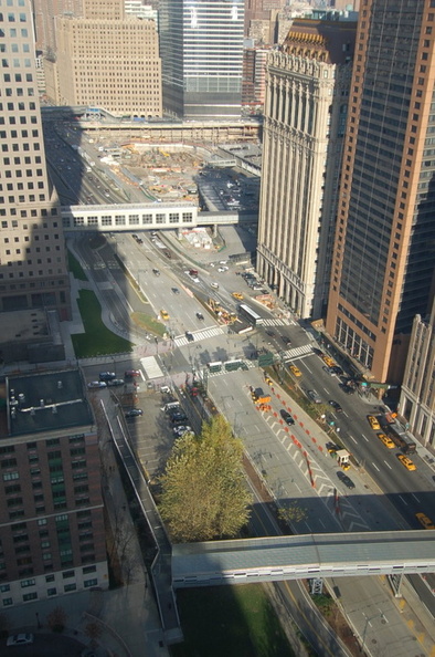 WFC, Route 9A / West Street, and the WTC site, looking north. Photo taken by Brian Weinberg, 12/3/2006. DSC_8493.jpg