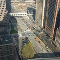 WFC, Route 9A / West Street, and the WTC site, looking north. Photo taken by Brian Weinberg, 12/3/2006.