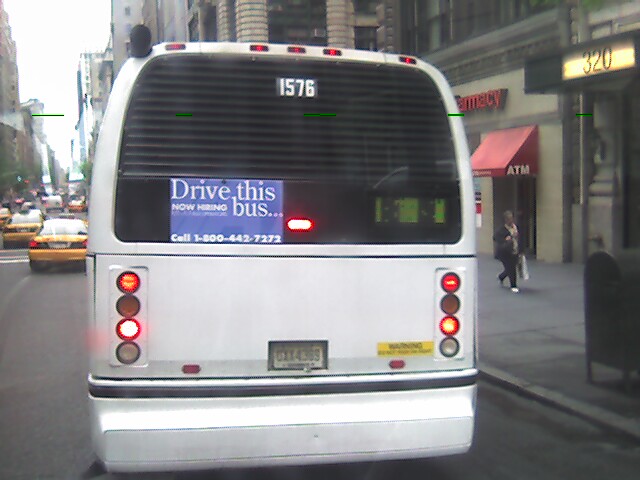 New Jersey Transit 1999-2000 Nova RTS RT8O-2N 1576 @ 5 Av &amp; 32 St (Manhattan). Bus is operated by Academy. Photo taken by Br