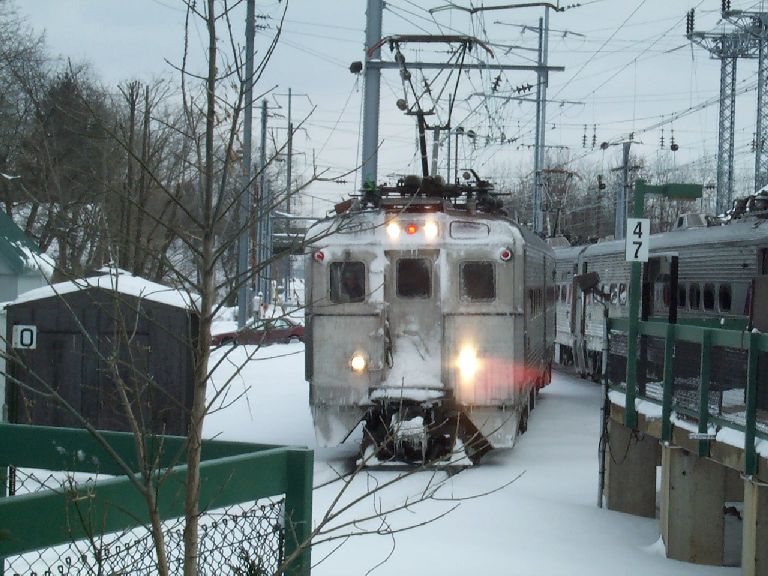 DCP_0186 | NJT Arrow III 1310 (The Dinky) @ Princeton Jct. Photo taken by Brian Weinberg, 12/31/2000.