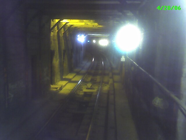 Track 1 coming toward South Ferry.