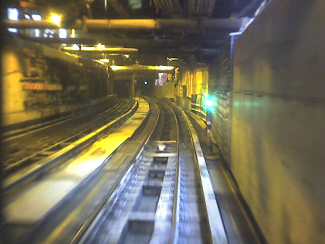 Track 1 coming toward South Ferry.