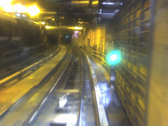 Track 1 coming toward South Ferry.