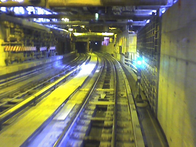 Track 1 coming toward South Ferry.