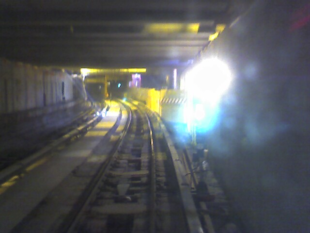 Track 1 coming toward South Ferry.