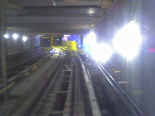 Track 1 coming toward South Ferry.