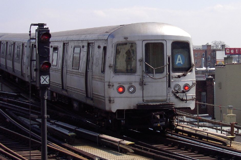 R-44 5236 @ Rockaway Blvd (A). Photo taken by Brian Weinberg, March 9, 2003.