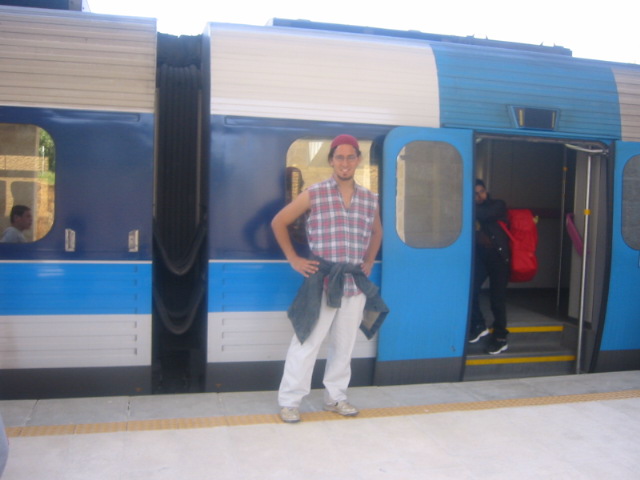 Israeli Railways Flexliner train @ Jerusalem - Malchah station. Photo taken 4/17/2005.